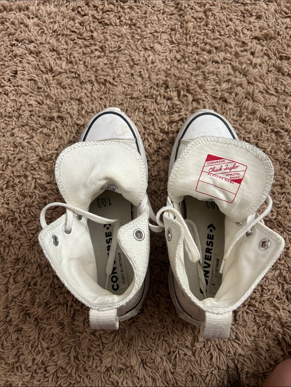 Converse chuck taylor Allstar Runstar hike high top platform sneaker size 7 - Picture 7 of 9